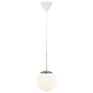 Nordlux Op&aacute;lově b&iacute;l&eacute; skleněn&eacute; z&aacute;věsn&eacute; světlo Cafe 20 cm