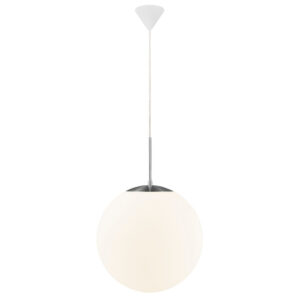 Nordlux Op&aacute;lově b&iacute;l&eacute; skleněn&eacute; z&aacute;věsn&eacute; světlo Cafe 30 cm