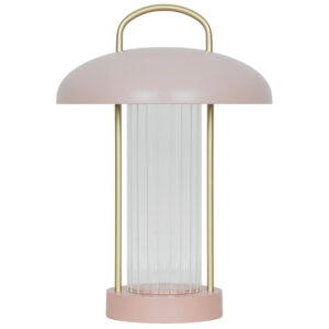 Nordlux Růžov&aacute; kovov&aacute; stoln&iacute; LED lampa Mirano