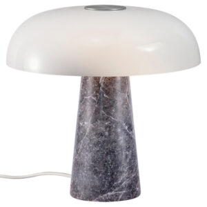 Nordlux &Scaron;ed&aacute; mramorov&aacute; stoln&iacute; lampa Glossy