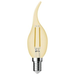 Nordlux Žlut&aacute; stm&iacute;vateln&aacute; LED ž&aacute;rovka Classic Deco Standard E14 4