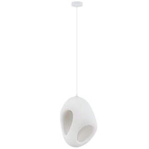 Nova Luce B&iacute;l&eacute; z&aacute;věsn&eacute; světlo Tempus 30 cm