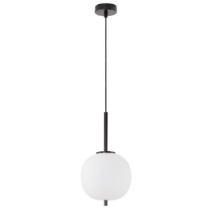 Op&aacute;lově b&iacute;l&eacute; skleněn&eacute; z&aacute;věsn&eacute; světlo Nova Luce Lato 18