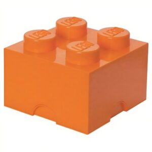 Oranžov&yacute; &uacute;ložn&yacute; box LEGO&reg; Smart 25 x 25 cm