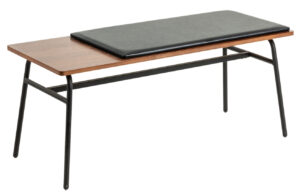 Ořechov&aacute; lavice Kave Home Carabel 100 cm
