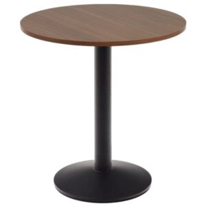 Ořechov&yacute; bistro stolek Kave Home Esilda 70 cm