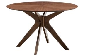 Ořechov&yacute; j&iacute;deln&iacute; stůl Kave Home Naanim 120 cm