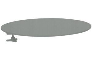 Popelově &scaron;ed&yacute; př&iacute;davn&yacute; odkl&aacute;dac&iacute; stolek Fermob Bellevie 36 cm