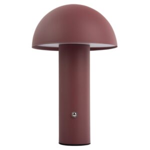 Present time Červen&aacute; kovov&aacute; stoln&iacute; LED lampa Fungus