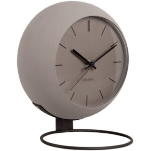 Present time Světle hněd&eacute; kovov&eacute; stoln&iacute; hodiny Haleen 21 cm