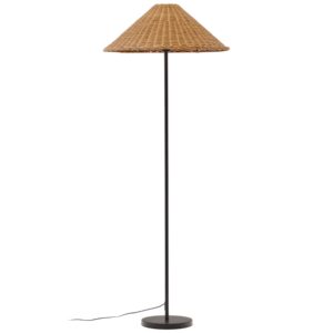 Ratanov&aacute; stojac&iacute; lampa Kave Home Urania 154 cm