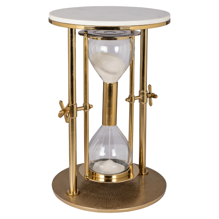 Richmond Mramorový odkládací stolek Tempus 40 cm