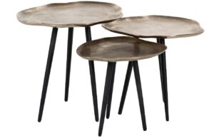 Richmond Set kovov&yacute;ch odkl&aacute;dac&iacute;ch stolků Volenta