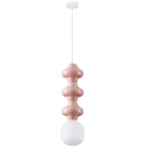 Růžov&eacute; z&aacute;věsn&eacute; světlo Nova Luce Clio II. 18 cm