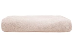 Růžov&yacute; boucl&eacute; potah na taburet Kave Home Kaeli 43 cm
