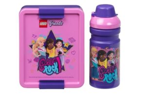 Růžov&yacute; svačinov&yacute; set LEGO&reg; FRIENDS Girls Rock
