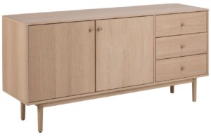 Scandi Dubov&aacute; komoda Ashton 160 x 40 cm