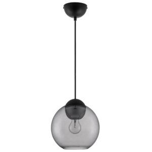 &Scaron;ed&eacute; skleněn&eacute; z&aacute;věsn&eacute; světlo Nova Luce Midori 24 cm