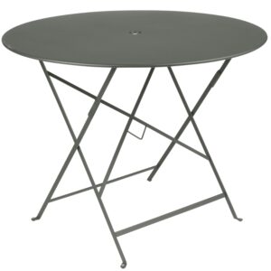 &Scaron;edozelen&yacute; kovov&yacute; skl&aacute;dac&iacute; stůl Fermob Bistro &Oslash; 96 cm