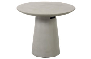 &Scaron;ed&yacute; betonov&yacute; zahradn&iacute; stůl Kave Home Itai 90 cm
