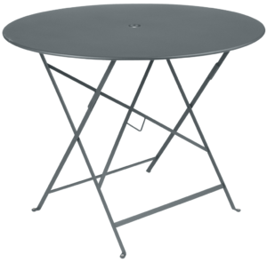 &Scaron;ed&yacute; kovov&yacute; skl&aacute;dac&iacute; stůl Fermob Bistro &Oslash; 96 cm