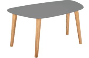 &Scaron;ed&yacute; lakovan&yacute; konferenčn&iacute; stolek RAGABA ENDOCARP 80 x 48 cm