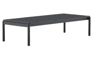 &Scaron;ed&yacute; zahradn&iacute; konferenčn&iacute; stolek Kave Home Sorells 149 x 63 cm
