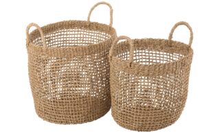 Set dvou ratanov&yacute;ch ko&scaron;ů J-line Fildo 40/35 cm