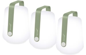 Set tř&iacute; kaktusově zelen&yacute;ch venkovn&iacute;ch lamp Fermob Balad 13