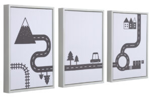 Set tř&iacute; obr&aacute;zků Kave Home Nisi 30 x 42 cm