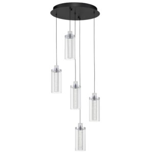 Skleněn&eacute; z&aacute;věsn&eacute; LED světlo Nova Luce Lune 38 cm