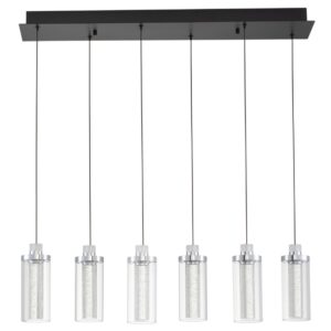 Skleněn&eacute; z&aacute;věsn&eacute; LED světlo Nova Luce Lune 81 cm