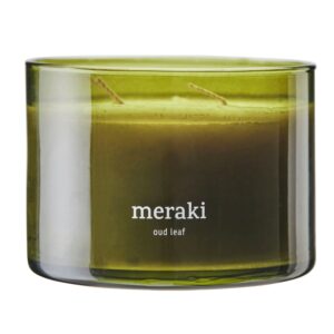 S&oacute;jov&aacute; vonn&aacute; sv&iacute;čka Meraki Oud Leaf 340 g