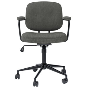 Somcasa Tmavě &scaron;ed&aacute; konferenčn&iacute; židle Columbia