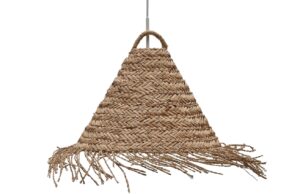 St&iacute;nidlo Kave Home Fonteta 40 cm z mořsk&eacute; tr&aacute;vy