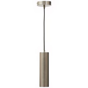 Stř&iacute;brn&eacute; kovov&eacute; z&aacute;věsn&eacute; LED světlo Kave Home Andia