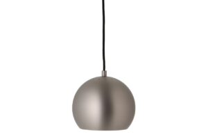 Stř&iacute;brn&eacute; matn&eacute; z&aacute;věsn&eacute; světlo Frandsen Ball 18 cm