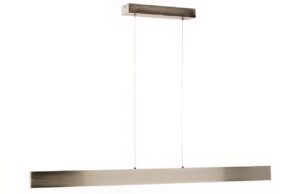 Stř&iacute;brn&eacute; z&aacute;věsn&eacute; LED světlo Kave Home Boadella 101 cm