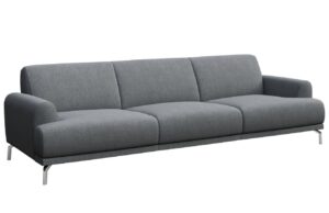 Světle &scaron;ed&aacute; l&aacute;tkov&aacute; tř&iacute;m&iacute;stn&aacute; pohovka MESONICA Puzo 240 cm