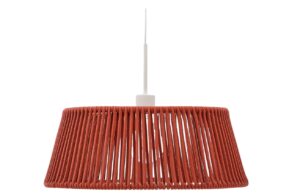 Terakotově červen&eacute; z&aacute;věsn&eacute; st&iacute;nidlo Kave Home Aldet 46 cm