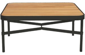 Tmavě &scaron;ed&yacute; teakov&yacute; zahradn&iacute; konferenčn&iacute; stolek No.100 Mindo 83