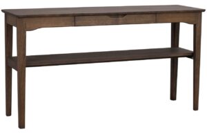 Tmav&yacute; dubov&yacute; toaletn&iacute; stolek ROWICO MARKHAM 140 x 40 cm
