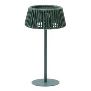 Tyrkysov&aacute; zahradn&iacute; sol&aacute;rn&iacute; LED lampa Kave Home Aldet
