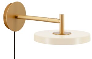 Umage B&iacute;l&eacute; kovov&eacute; n&aacute;stěnn&eacute; LED světlo Asteria Short