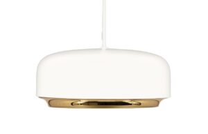 Umage B&iacute;l&eacute; kovov&eacute; z&aacute;věsn&eacute; LED světlo Hazel 22 cm