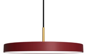 Umage V&iacute;nově červen&eacute; kovov&eacute; z&aacute;věsn&eacute; světlo Asteria &Oslash; 43 cm