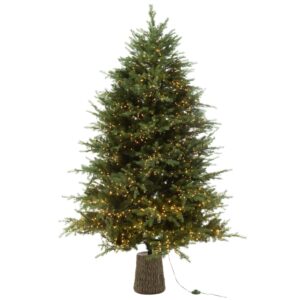 Uměl&yacute; v&aacute;nočn&iacute; strom s LED světlem J-line Rega 210 cm