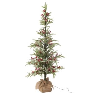 Uměl&yacute; v&aacute;nočn&iacute; strom s LED světlem J-line Siwa 150 cm