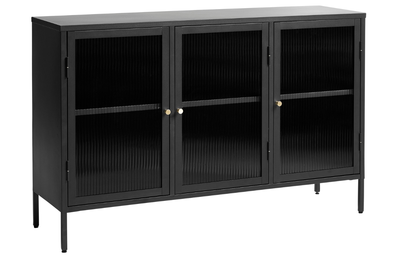 Unique Furniture Kovová vitrína Bronco 85 x 132 cm