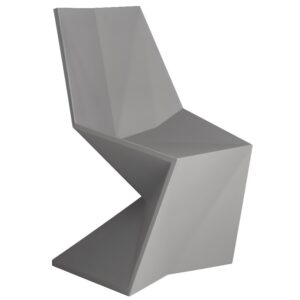 VONDOM &Scaron;ed&aacute; plastov&aacute; j&iacute;deln&iacute; židle VERTEX